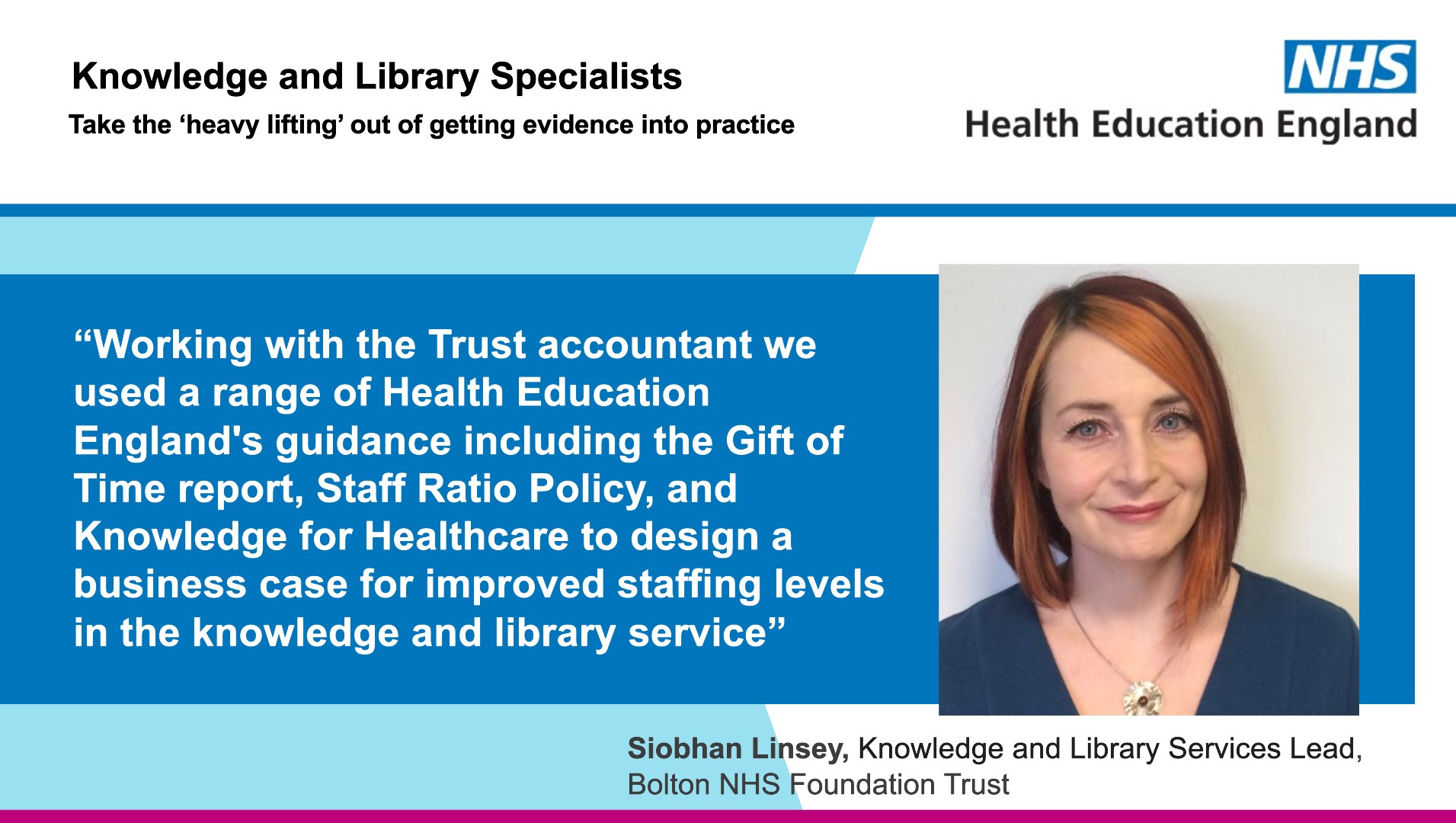 Social card image showing Siobhan Linsey.  Text as shown below