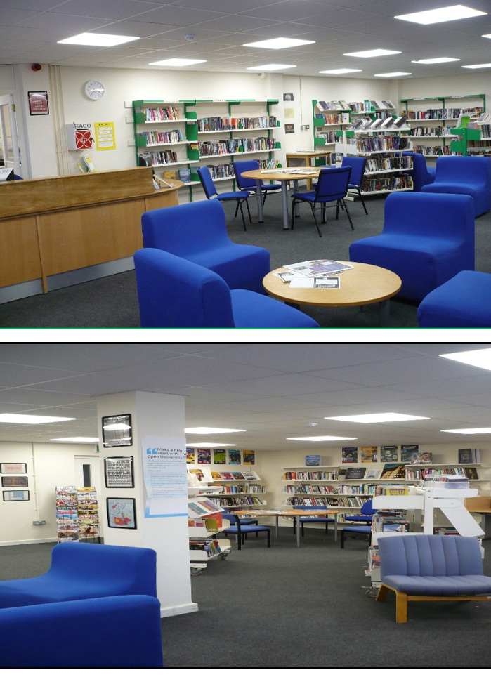 Library at Aylesbury Young Offenders' Institution